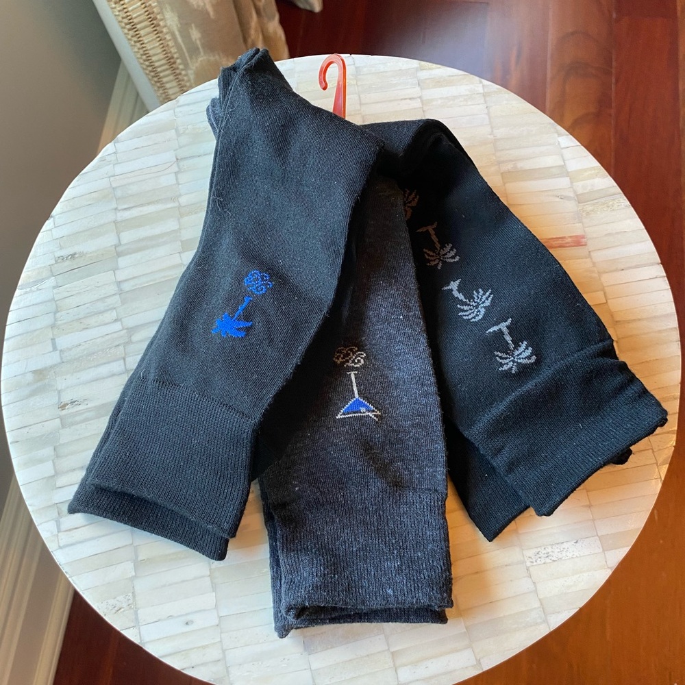 Men’s Tommy Bahama trouser socks.  NWOT. 3 pair